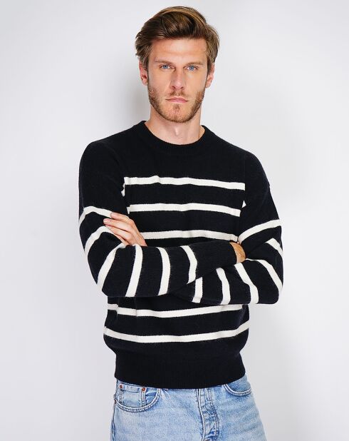 Pull en Cachemire mélangé Marina noir