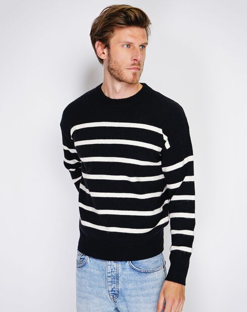 Pull en Cachemire mélangé Marina noir