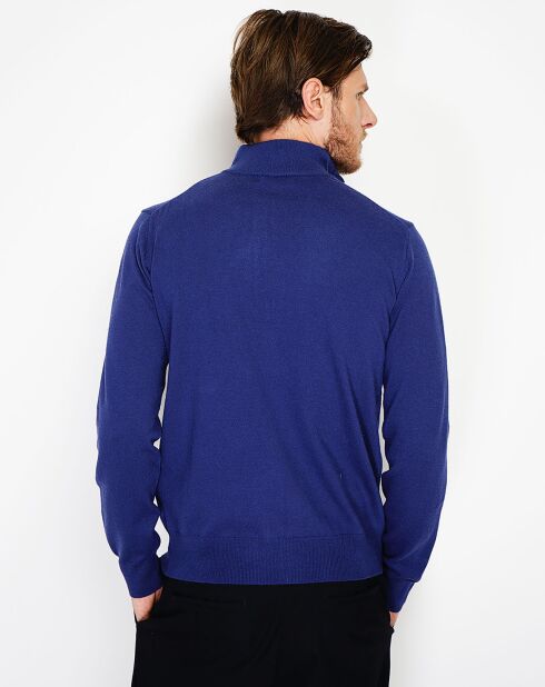Gilet en Cachemire mélangé Maey bleu nuit