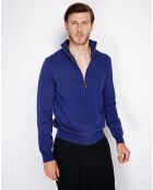 Gilet en Cachemire mélangé Maey bleu nuit