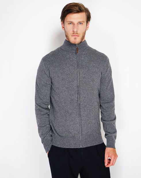 Gilet en Cachemire mélangé Maey loup