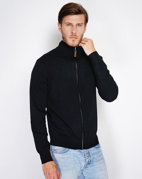 Gilet en Cachemire mélangé Maey noir