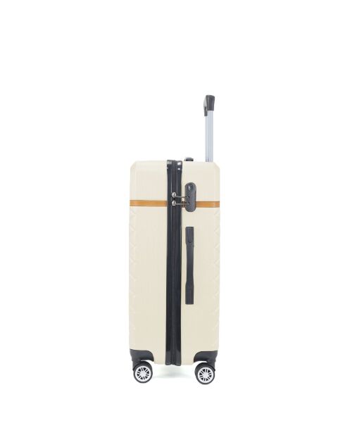Valise Moyen Séjour Odéon 65cm crème