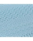 Surmatelas Gel Refresh à Mémoire de forme + Zonage confort bleu  - 160x200 cm