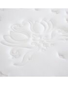 Matelas Suite Princière Micro-ressorts & Mémoire de forme blanc - 140X200 cm