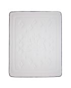 Matelas Suite Princière Micro-ressorts & Mémoire de forme blanc - 160X200 cm