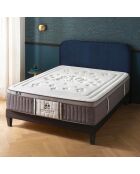 Matelas Suite Impériale Ressorts et Mémoire de forme blanc  - 180x200 cm