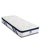Ensemble Suite Présidentielle Matelas + Sommier  blanc/gris anthracite - 90x200 cm