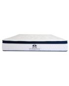 Ensemble Suite Présidentielle Matelas + Sommier  blanc/gris anthracite - 140X200 cm