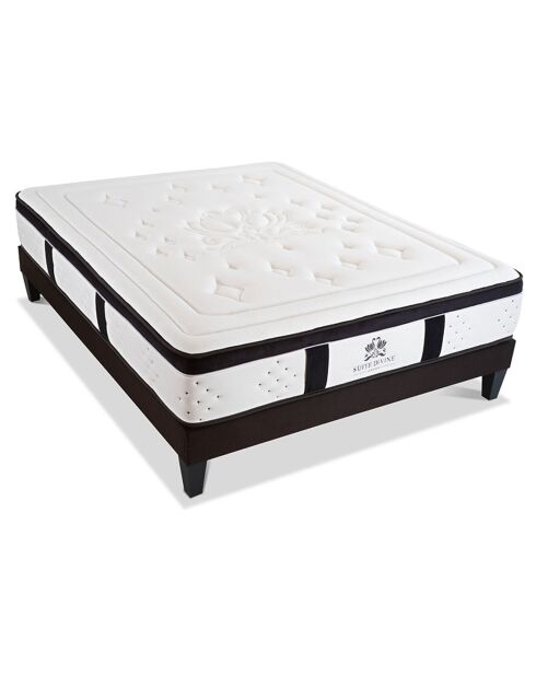 Divine Suite Set materasso in memory foam + base bianca - 180x200 cm