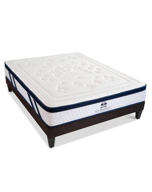Pack Prêt-à-Dormir Suite Présidentielle blanc/gris anthracite - 180x200