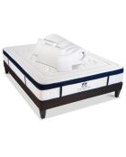 Pack Prêt-à-Dormir Suite Princière blanc/gris anthracite - 160x200 cm