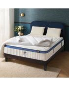 Pack Prêt-à-Dormir Suite Princière blanc/gris anthracite - 160x200 cm