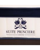 Pack Prêt-à-Dormir Suite Princière blanc/gris anthracite - 160x200 cm