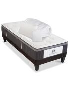 Pack Prêt-à-Dormir Suite Impériale blanc/gris anthracite - 90x200 cm