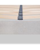 Sommier en bois Capitole gris clair - 90x200 cm