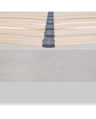 Sommier en bois Capitole gris clair - 180x200 cm