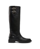 Bottes en Cuir Louise noires