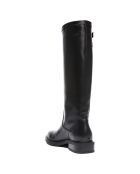 Bottes en Cuir Louise noires
