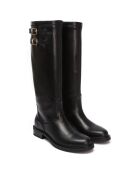 Bottes en Cuir Louise noires
