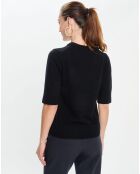 Pull 100% Laine Neha noir