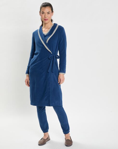Peignoir en Micropolaire Comfy bleu