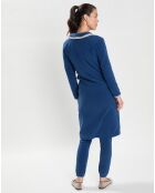 Peignoir en Micropolaire Comfy bleu