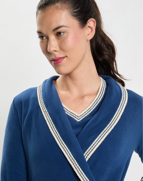 Peignoir en Micropolaire Comfy bleu