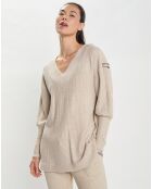 Sweat Frileuse beige