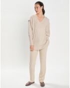 Sweat Frileuse beige