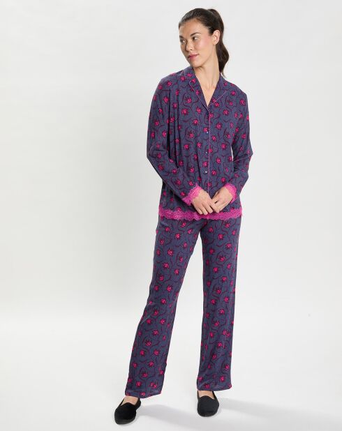 Pyjama boutonné Alba multicolore