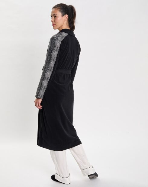 Peignoir en Micropolaire Ritz noir