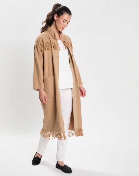 Veste en Laine mélangée Foehn  beige