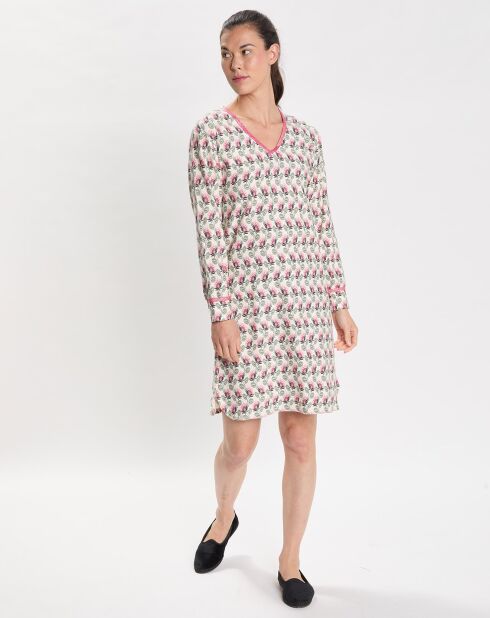 Chemise de nuit Zoé écrue