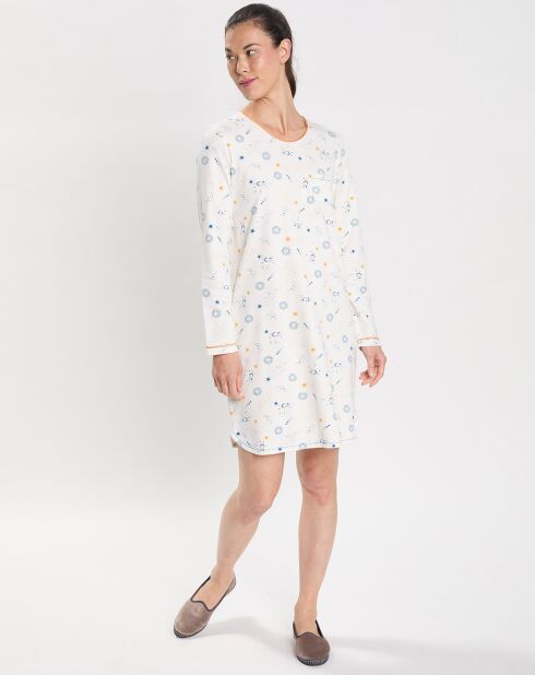 Chemise de nuit Céleste écrue