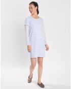 Chemise de nuit Hygge bleu ciel