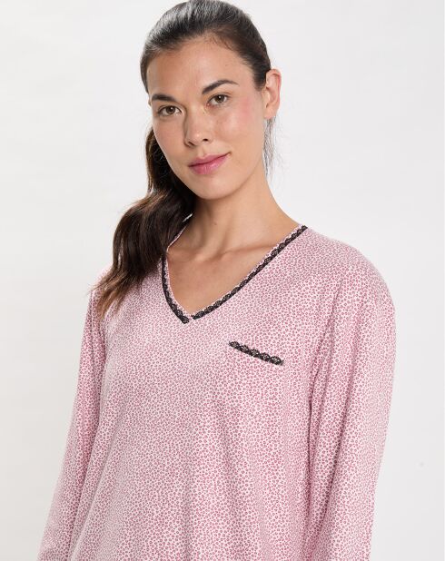 Chemise de nuit Forever rose