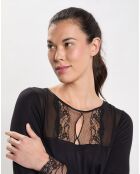 Chemise de nuit Vivienne noire