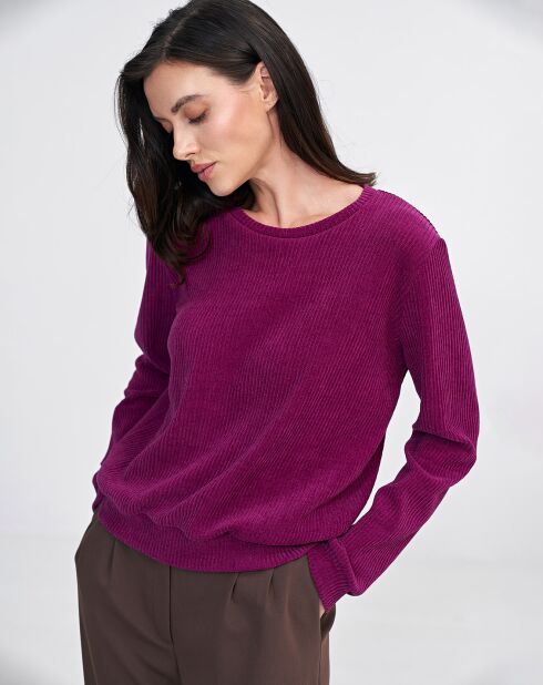 Maglione viola Mathilde