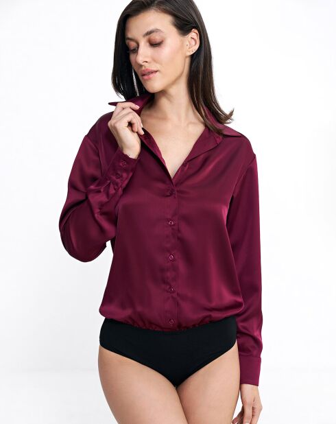 Chemise Bonnie bordeaux