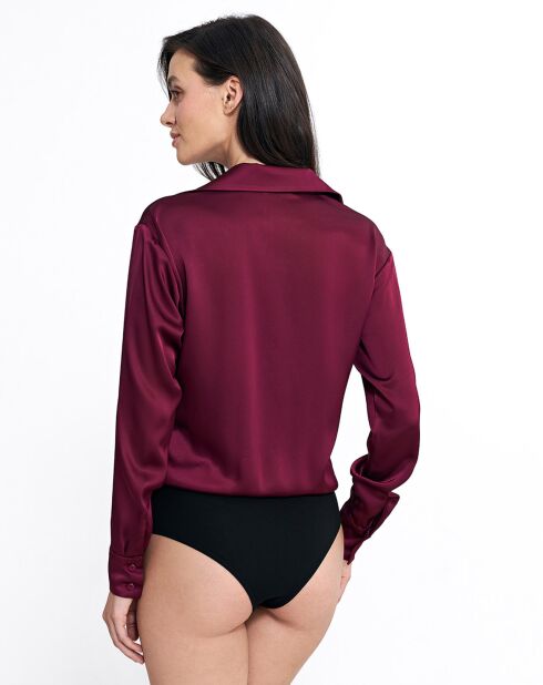 Chemise Bonnie bordeaux