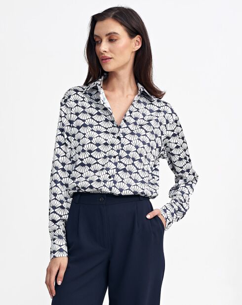 Wit/zwart Millie shirt