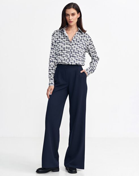 Wit/zwart Millie shirt