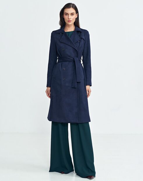 Manteau Amandine bleu marine