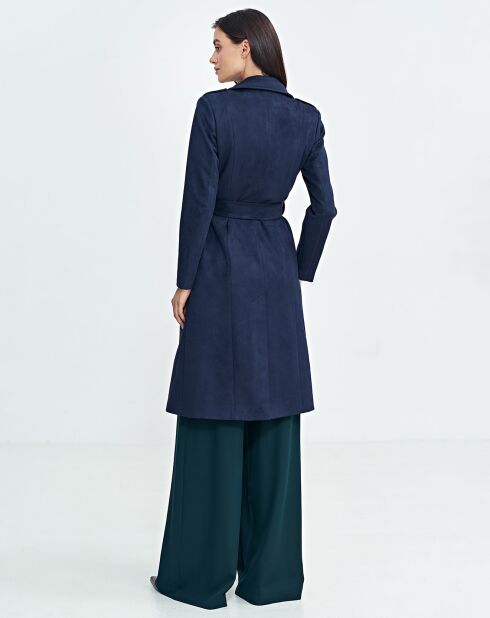Manteau Amandine bleu marine
