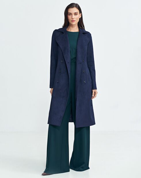Manteau Amandine bleu marine