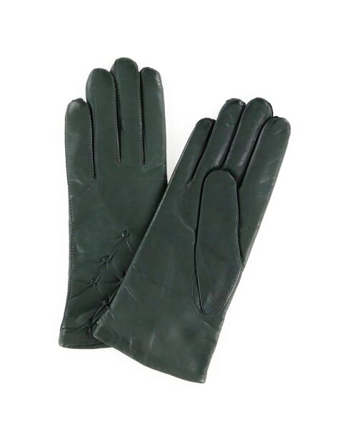 Gants en Cuir d'Agneau doublure Laine Yvette fer