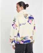 Pull en Fausse Fourrure Marlo-Gb beige