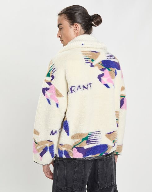 Pull en Fausse Fourrure Marlo-Gb beige