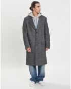 Manteau en Laine mélangée Johel-Gb gris